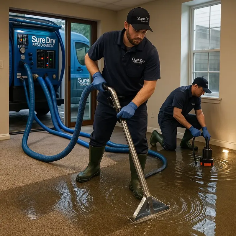 Water Extraction and Removal process in Ramos, PR